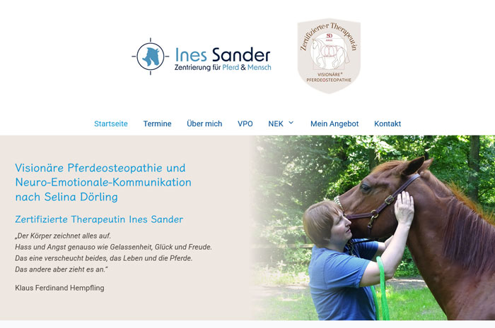 Referenz ines-sander.de